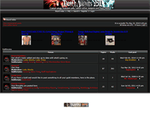 Tablet Screenshot of deathawaitsyou.freeforum.ca